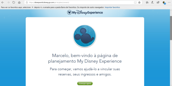 Como usar o My Disney Experience