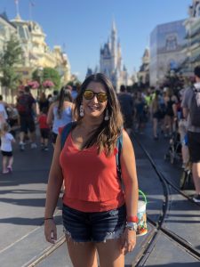 frente do castelo da cinderella no Magic Kingdom