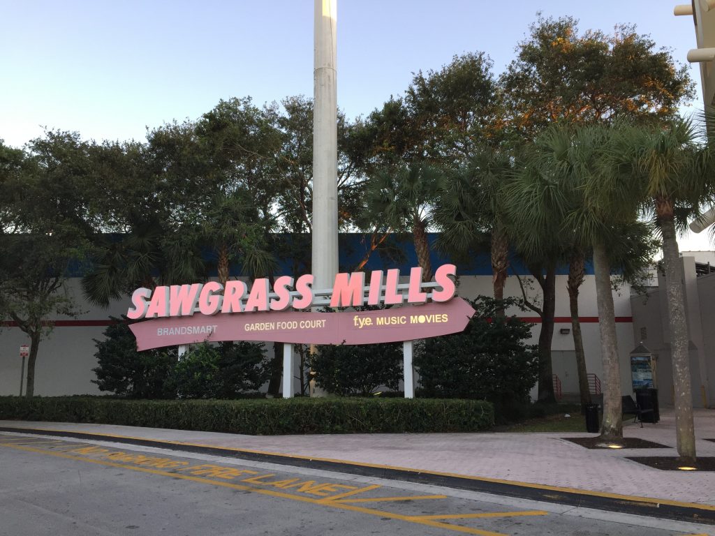 o que fazer em Miami - Sawgrass Mills