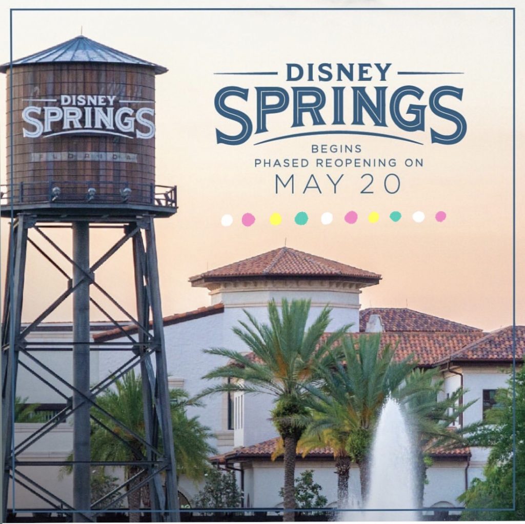 Disney Springs reabre em 20 de maio