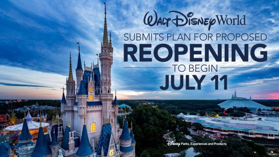 Disney anuncia data de reabertura